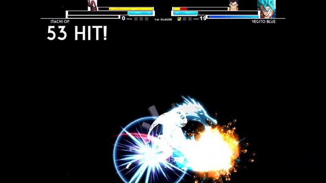 Itachi Edo OP & Nagato OP VS Vegito SSB V3 OP & Gogeta OP (all form) in Jump Force #mugen 😱 смотреть онлайн