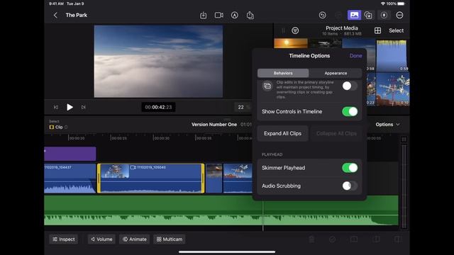 How to turn off audio scrubbing for the timeline in Final Cut Pro for iPad смотреть онлайн