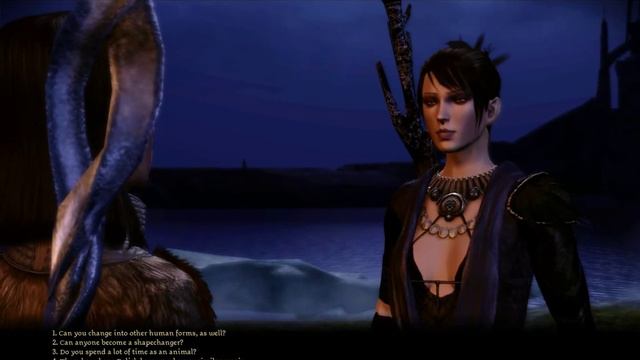 Dragon Age: Morrigan talks about shapeshifting with Dalish PC смотреть онлайн