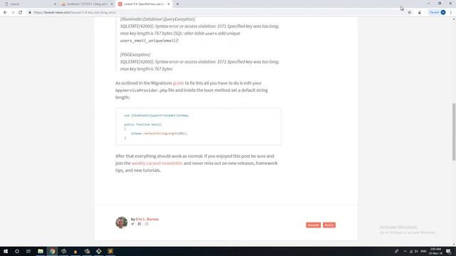 Laravel Authentication System смотреть онлайн