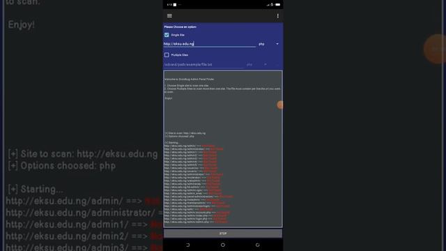 Droidbug Admin Panel Finder for Website in all CMS смотреть онлайн