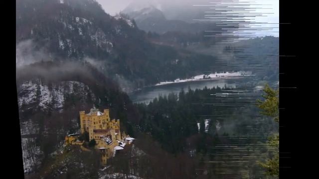 Замок Хоэншвангау или Гогеншвангау замок в южной Баварии смотреть онлайн