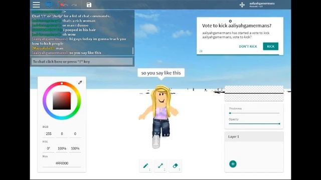 How to kick person in Free Draw 2 [Alpha] | Aaliyah Jane смотреть онлайн