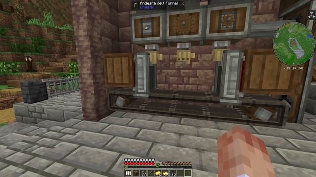 I built my PERFECT CREATE WORKSHOP in Minecraft Create Mod смотреть онлайн