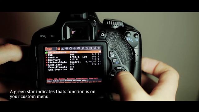 Magic Lantern custom Menu смотреть онлайн