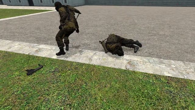 Garrys Mod: NPC Executing each other + unstoppable guy смотреть онлайн