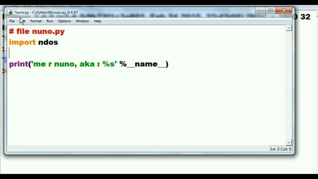 Python: __name__ variable смотреть онлайн