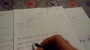 Расчёт стропильной системы вальмовой крыши