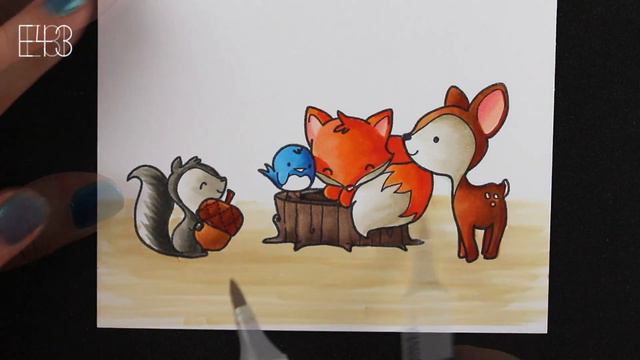 Learn To Color Forest Animals Using Hex Chart