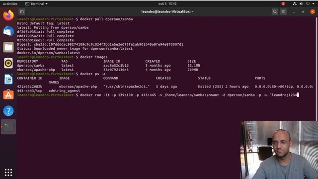 Instalação do Samba utilizando Docker смотреть онлайн