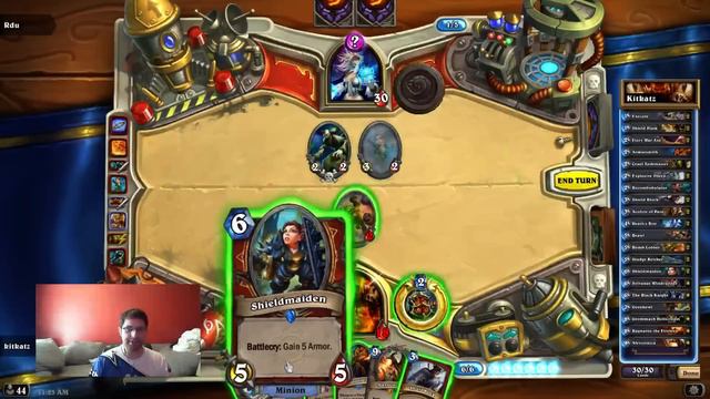 [Hearthstone] Goblins Vs. Gnomes: Kitkatz Control Warrior Vs. Rdu Playing Aggro Mage Game 2 смотреть онлайн