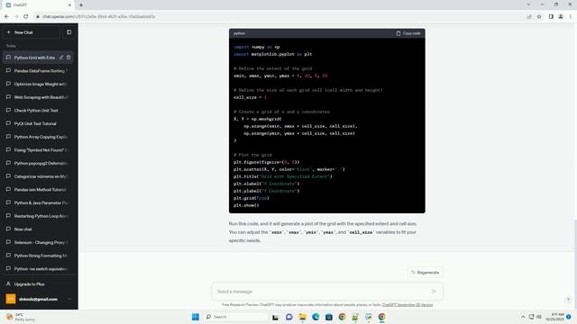 Python make an efficient Grid with an extent смотреть онлайн