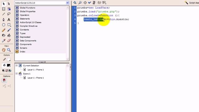 PHP y FLASH(mostrar base datos en flash) смотреть онлайн