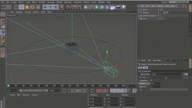 C4D Tutorial - Aligning a Camera to a Spline! смотреть онлайн