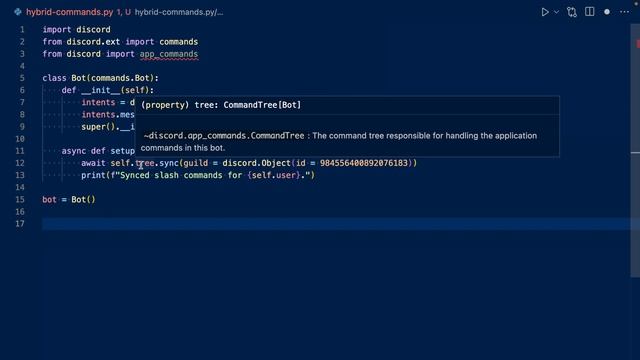 Hybrid Commands: Slash Commands + Prefixed Commands | Discord.py