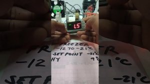 BASIC PROGRAMMING OF DIXELL XR06CX FROM CHILLER TO FREEZER