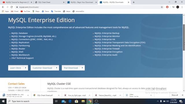 How to downlaod MySQL in Windows operating System? смотреть онлайн