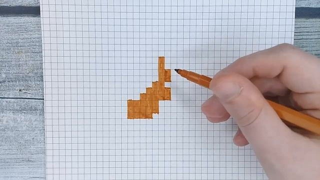 Как рисовать животных в клеточку - Лошадка поэтапно / Рисунки по клеточкам легко и просто Лайк АРТ