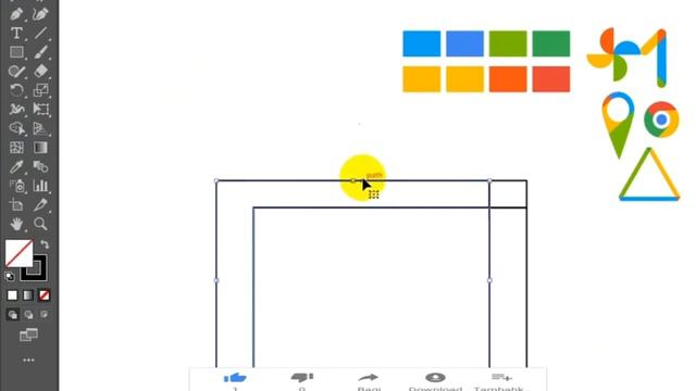 HOW TO CREATE TOP 10 GOOGLE ICONS LOGO IN ILLUSTRATOR смотреть онлайн
