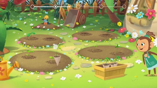 Новая серия Jungle Town мартышка и огород. смотреть онлайн