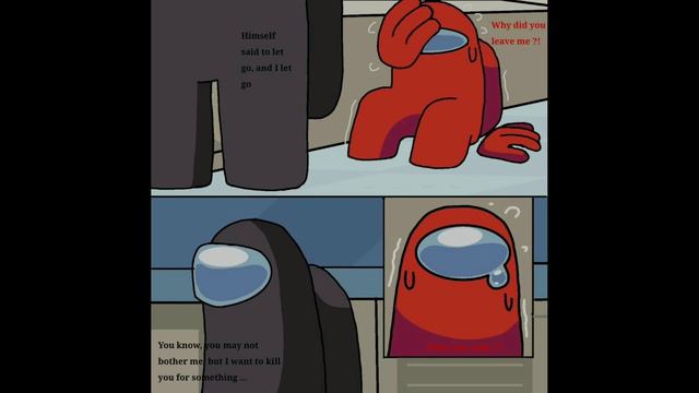 Black X Red - Among Us Comic