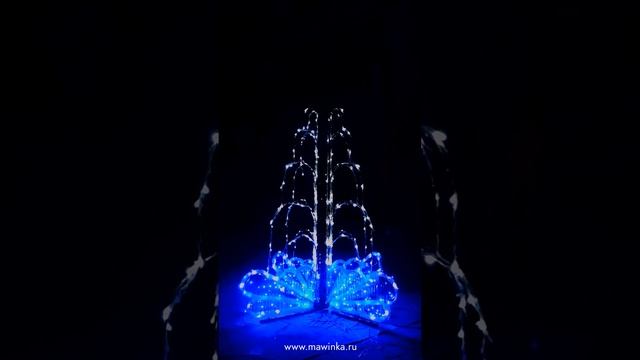 Елка-конус 2м светодиодная мульти смотреть онлайн