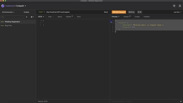 Intermediate Modern Node and Express Part 8 - Registration Explanation смотреть онлайн