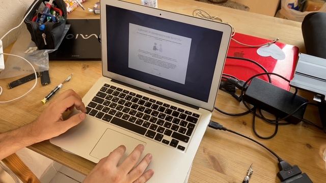 Диагностика MacBook Air 13 Mid 2011 A1369 смотреть онлайн