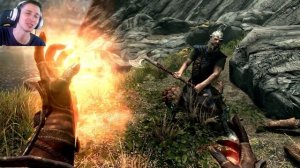 Skyrim Все Финальные Добивания в Скайрим!