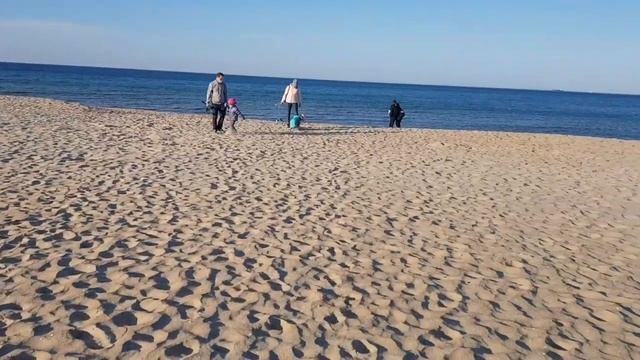 #Гданьск #море #пляж Первая встреча с морем в этом сезоне