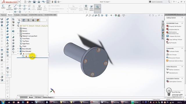 Solve Some Error Message In solid work (دروس تعليمية) смотреть онлайн
