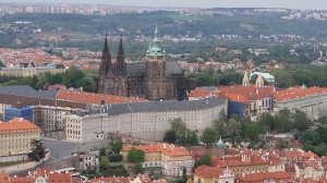 Prague. Vyšehrad. Spring. Прага с высоты. Вышград