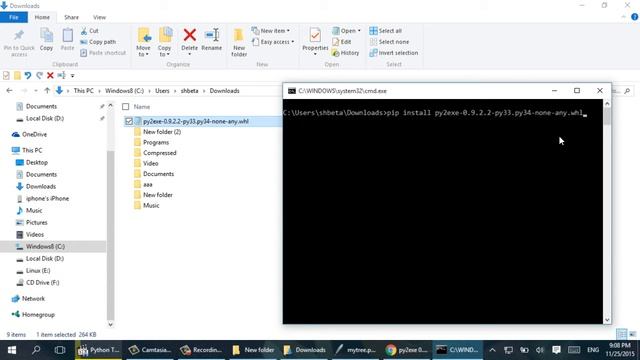تحويل ملف البايثون الى exe عن طريق موديول python2exe смотреть онлайн