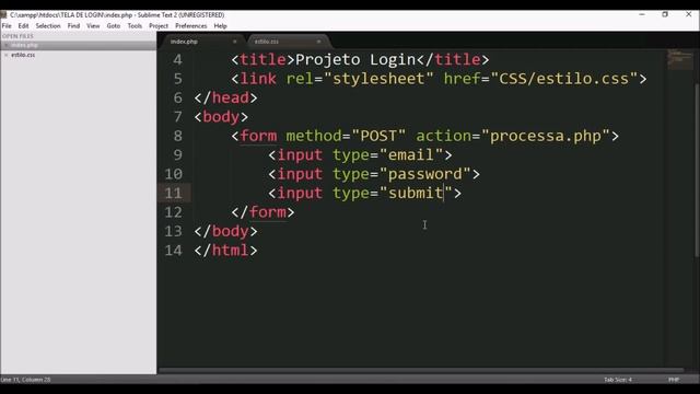 Sistema de Login para WEB com PHP e MYSQL - PARTE 1/5 смотреть онлайн