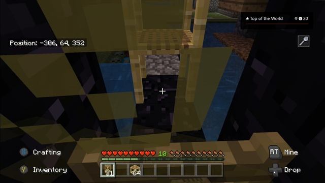 MINECRAFT TOP OF THE WORLD ACHIEVEMENT/TROPHY смотреть онлайн
