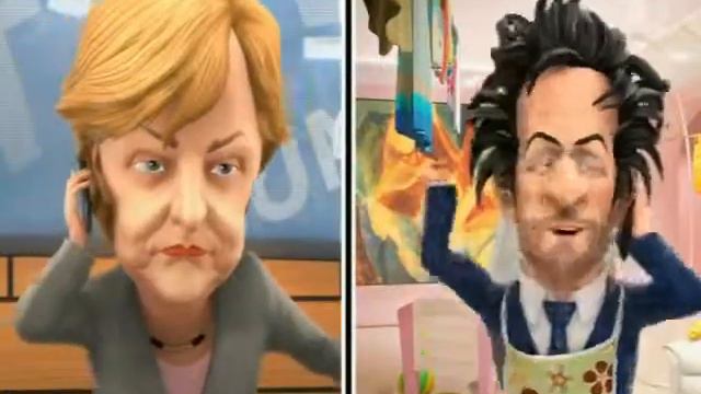 Olive 05 Mult 1 31 Декабря 2011Оливье Шоу Мульт личности Карла Бруни и Николя смотреть онлайн