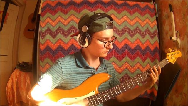Slap bass solo. Custom Precision bass. Fast slap. смотреть онлайн