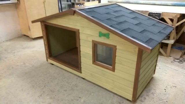 Будка для собаки "Комфорт" с тамбуром смотреть онлайн