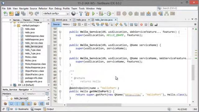 11 2 Appeler un service JAX WS смотреть онлайн
