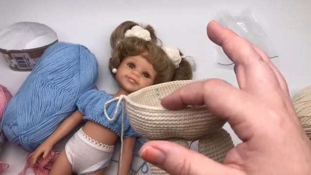 ВЯЗОВЛОГ Новый наряд с косами для кукол Паола Рейна смотреть онлайн