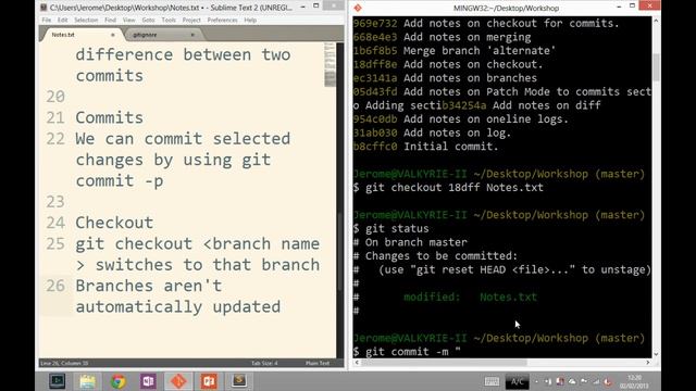 Hackerschool AY 12/13 S 2: Git for Beginners (3/4) смотреть онлайн