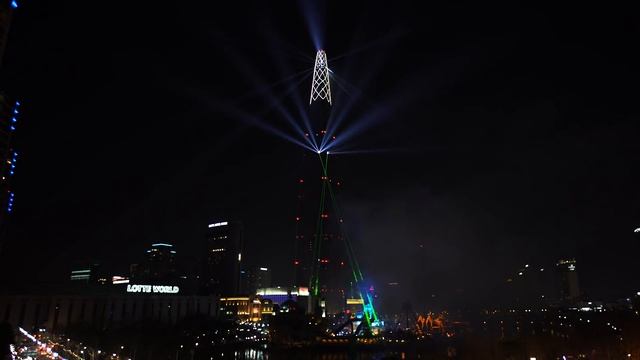 LOTTE WORLD TOWER 불꽃축제(11 min) смотреть онлайн