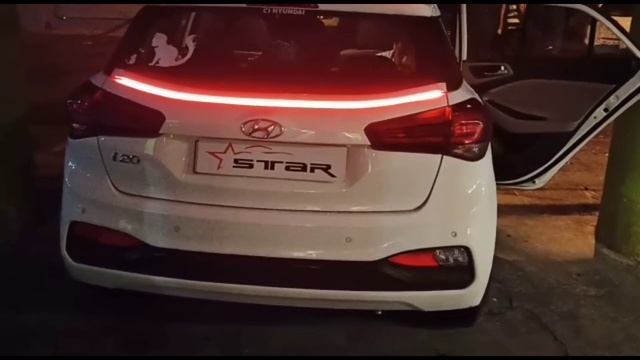 Hyundai I20 Accesories || Hyundai I20 Spoiler || LED Spoiler || Modified I20 ||