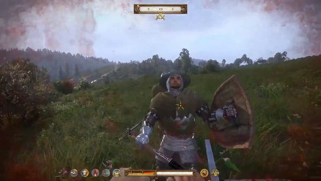 Kingdom Come: Deliverance. Бой с несколькими противниками через искусные удары смотреть онлайн