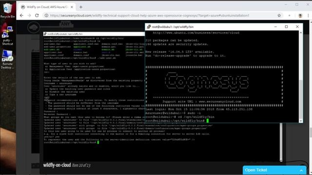 Secured WildFly on Ubuntu 14.04 LTS - Deploy on Azure , AWS and Google Cloud Platform. смотреть онлайн