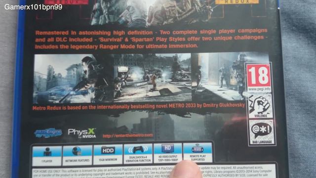 Metro Redux PS4 Unboxing (4K)