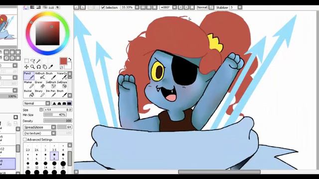 Smol Undyne [Littletale speedpaint] смотреть онлайн