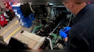 регулировка клапанов truck Volvo мотор D13                   valve adjustment truck Volvo engine D1