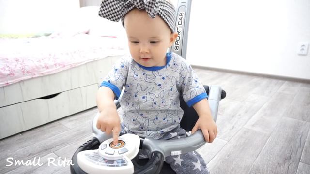 Дети и машина Маргарита учится водить машину/Children and a car Margarita is learning to drive a ca смотреть онлайн