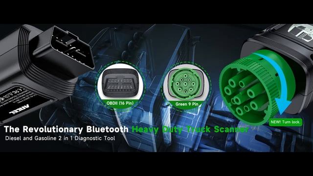 ANCEL HD100 Bluetooth Heavy Duty Truck Scanner смотреть онлайн